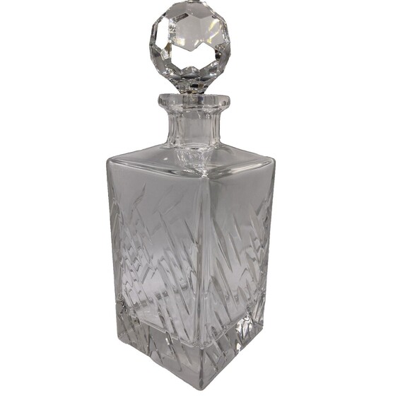 Full Lead Crystal Decanter and Stopper Regent Collection Handmade In Yugoslavia - Picture 5 of 13